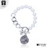 Obrazek Bransoletka lancuch perla B03054