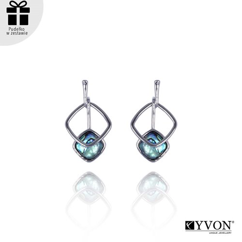 Obrazek Kolczyki z muszli abalone E03039