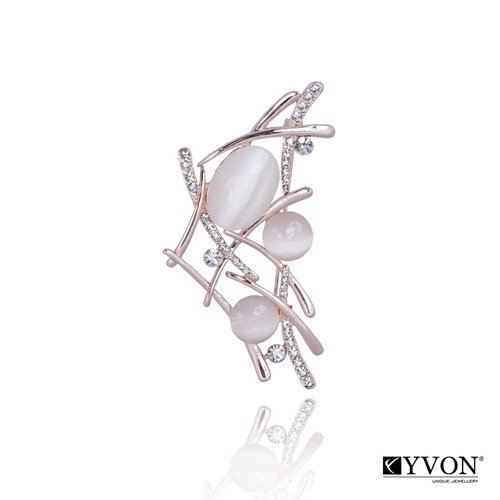 Obrazek Broszka z kamieniem kwarcowym BR02634