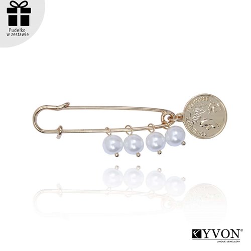 Obrazek Broszka pozłacana BR02151