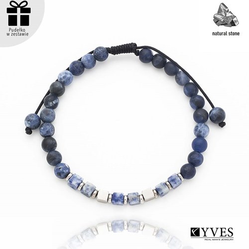 Obrazek Bransoletka męska z kamieni naturalnych BM02006
