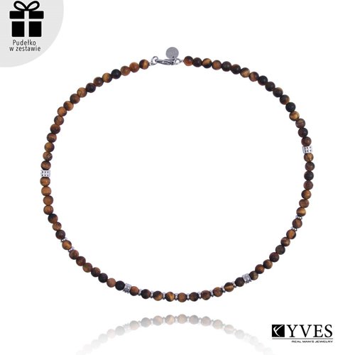 Obrazek Męski naszyjnik z kamieni naturalnych NM01110