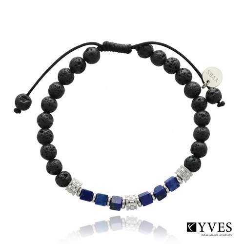 Obrazek Męska bransoletka z kamieni naturalnych BM01117