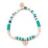 Obrazek Bransoletka pozłacana z FIMO BEADS i jaspisami B00187