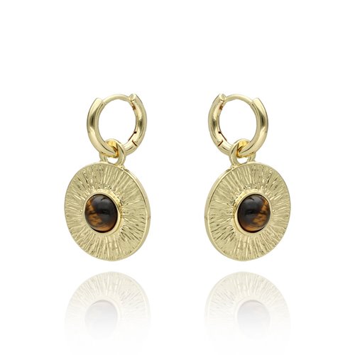 Obrazek Kolczyki TIGER EYE E98226