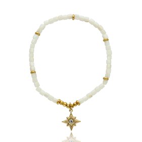 Obrazek Bransoletka z muszli naturalnej B97785