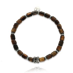 Obrazek Bransoletka męska z tiger eye BM97727