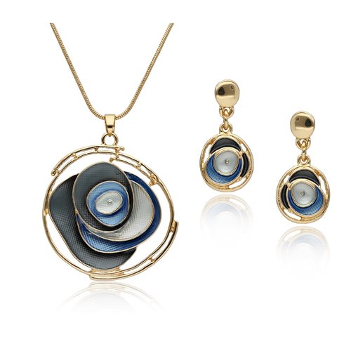 Obrazek Biżuteria artystyczna komplet S97352