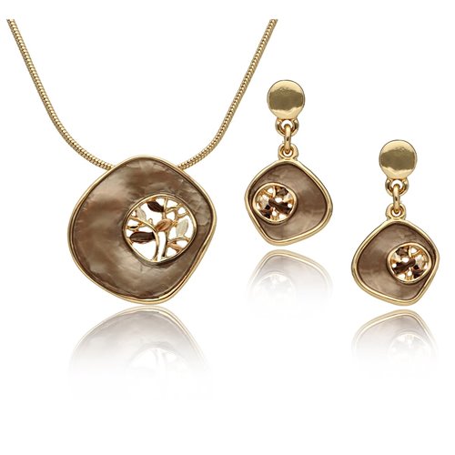 Obrazek Biżuteria artystyczna komplet S97324