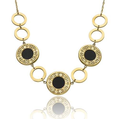 Obrazek Naszyjnik ze stali szlachetnej N97221