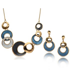 Obrazek Biżuteria artystyczna komplet S97350