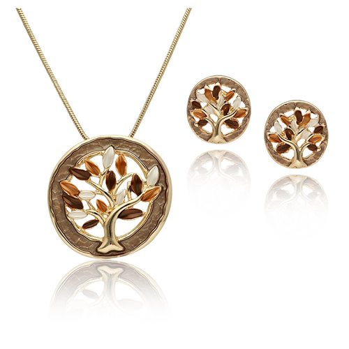 Obrazek Biżuteria artystyczna komplet S97346