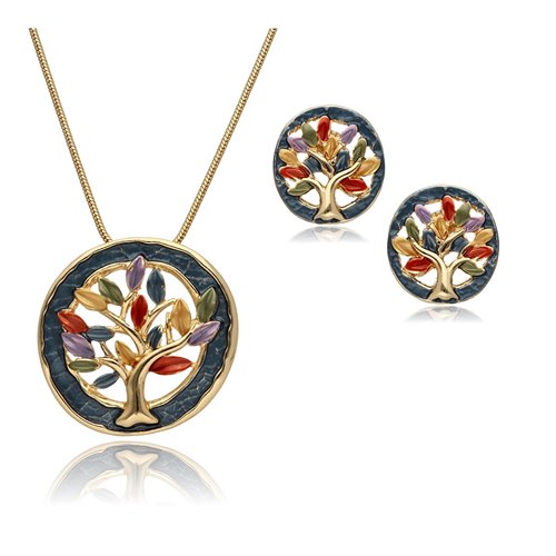 Obrazek Biżuteria artystyczna komplet S97345