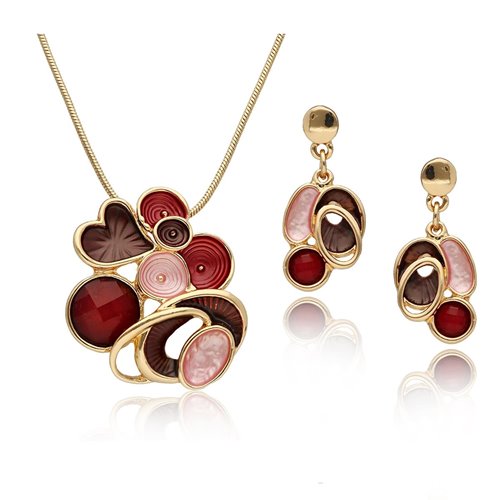 Obrazek Biżuteria artystyczna komplet S97338