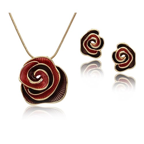 Obrazek Biżuteria artystyczna komplet S97337