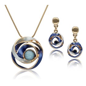 Obrazek Biżuteria artystyczna komplet S97333