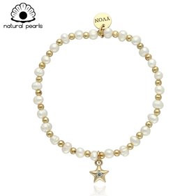 Obrazek Bransoletka z pereł naturalnych B97410