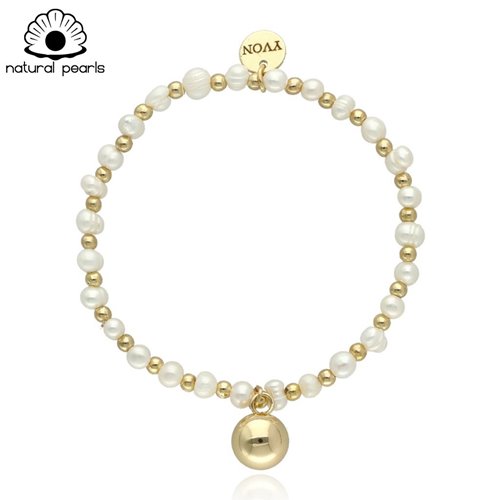 Obrazek Bransoletka z pereł naturalnych B97409