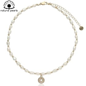 Obrazek Naszyjnik z pereł naturalnych N97406