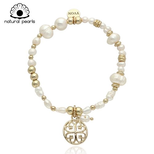 Obrazek Bransoletka z pereł naturalnych B97412b