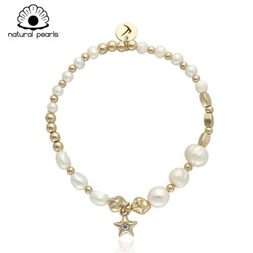 Obrazek Bransoletka z pereł naturalnych B97411b