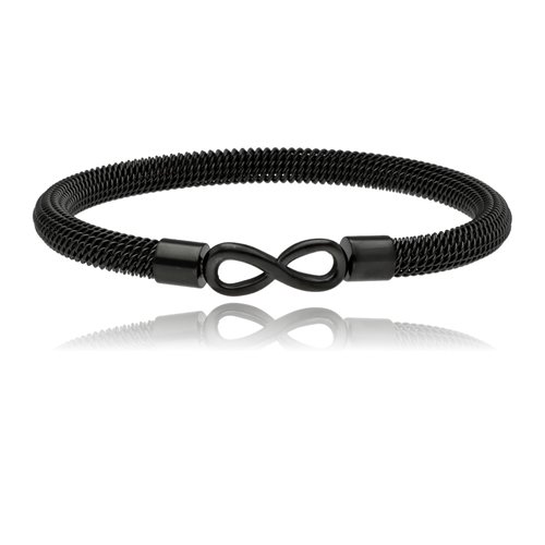 Obrazek Bransoletka męska ze skóry BM97134