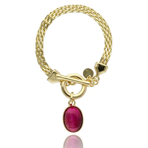 Obrazek Bransoletka z tygrysim okiem B97523