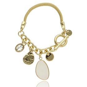 Obrazek Bransoletka z jadeitem mlecznym B97521