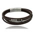 Obrazek Bransoletka męska ze skóry BM97152
