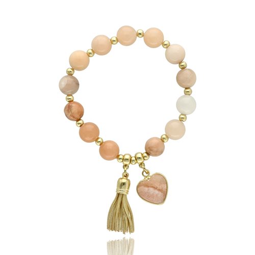 Obrazek Bransoletka z  awenturynem truskawkowym B97117