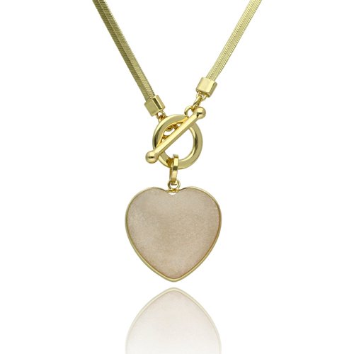 Obrazek Naszyjnik z  awenturynem truskawkowym N97117