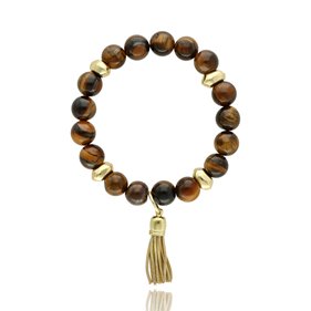 Obrazek Bransoletka z tygrysim okiem B97113