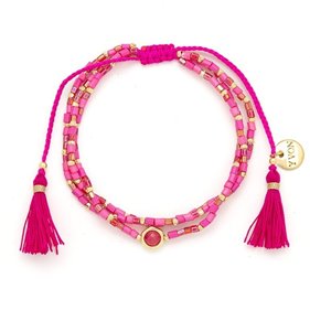 Obrazek Bransoletka MIYUKI z jadeitem B96275